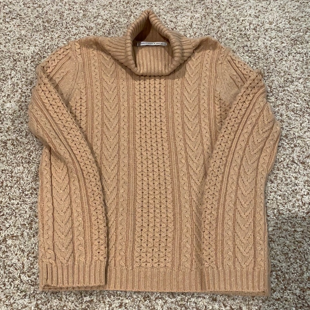 Like new gold turtle neck sweater.